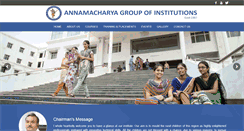 Desktop Screenshot of annamacharyagroup.org